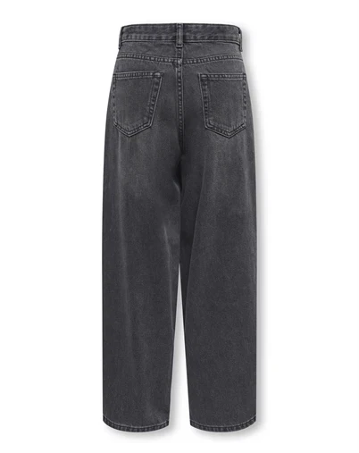 Kids Only - KOGGianna Ella Baggy Straight Jeans - Washed Black